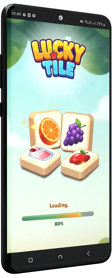Lucky Tile title screen